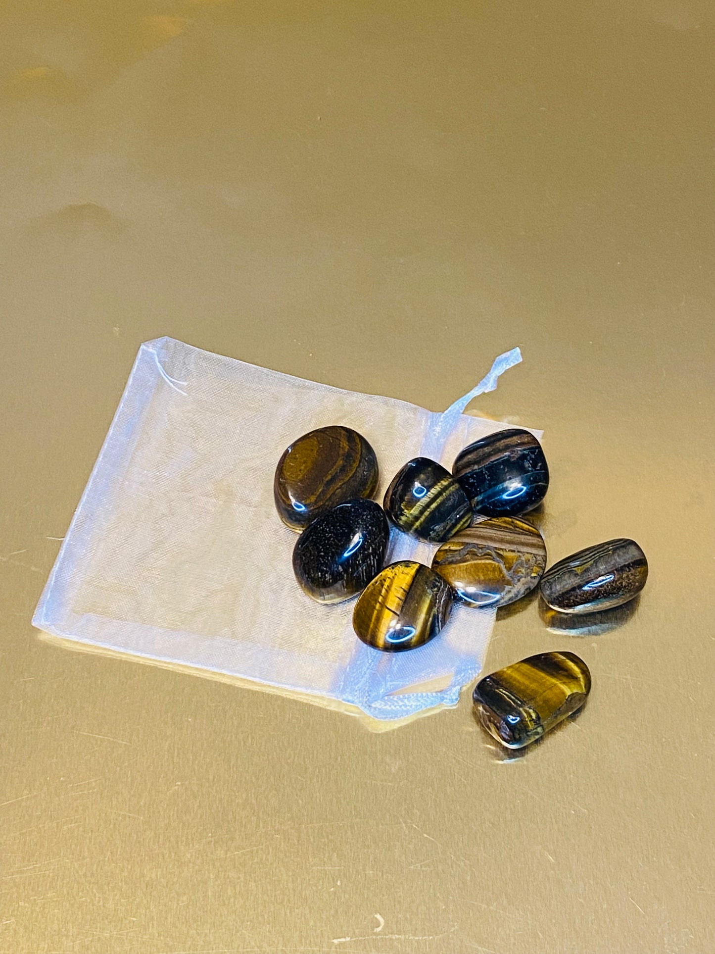 Charm Baggie - Tiger Eye