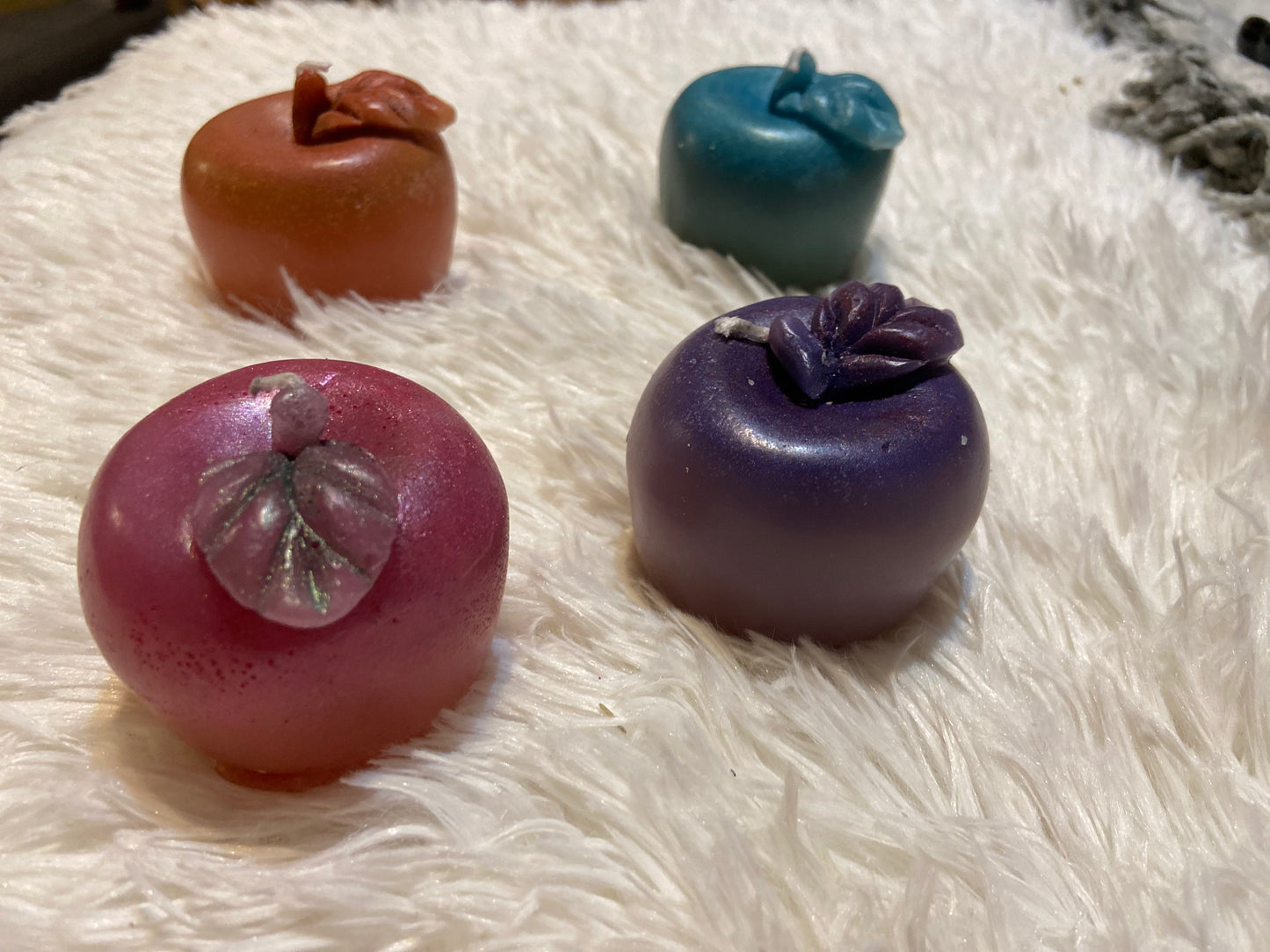 Apple Abundance spell candle