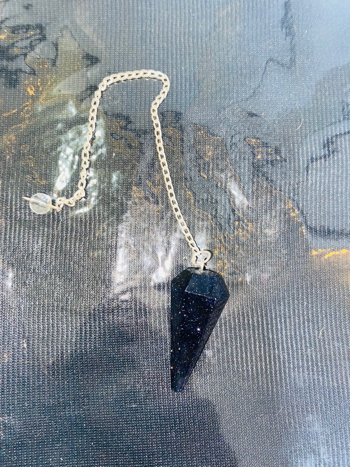 Blue Goldstone Pendulum