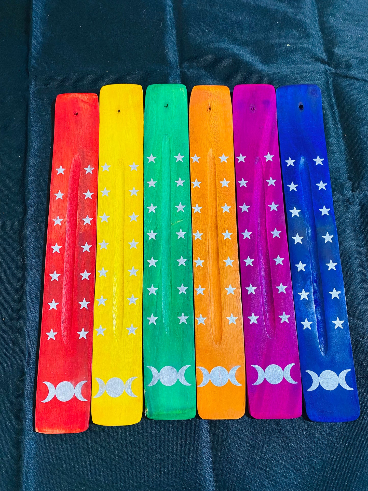 Triple Moon Incense Holder