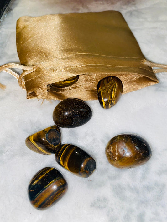 Charm Baggie - Tiger Eye